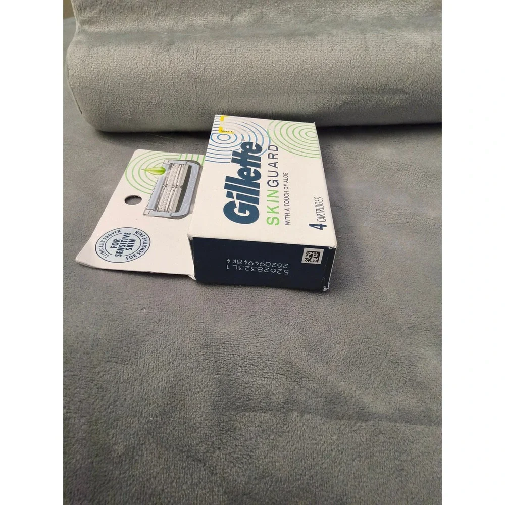 4-pack of Gillette SkinGuard sensitive skin razor blade refills